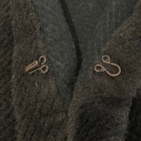 Eskandar Dark Brown Women's Sweater - Picture 3 of 9